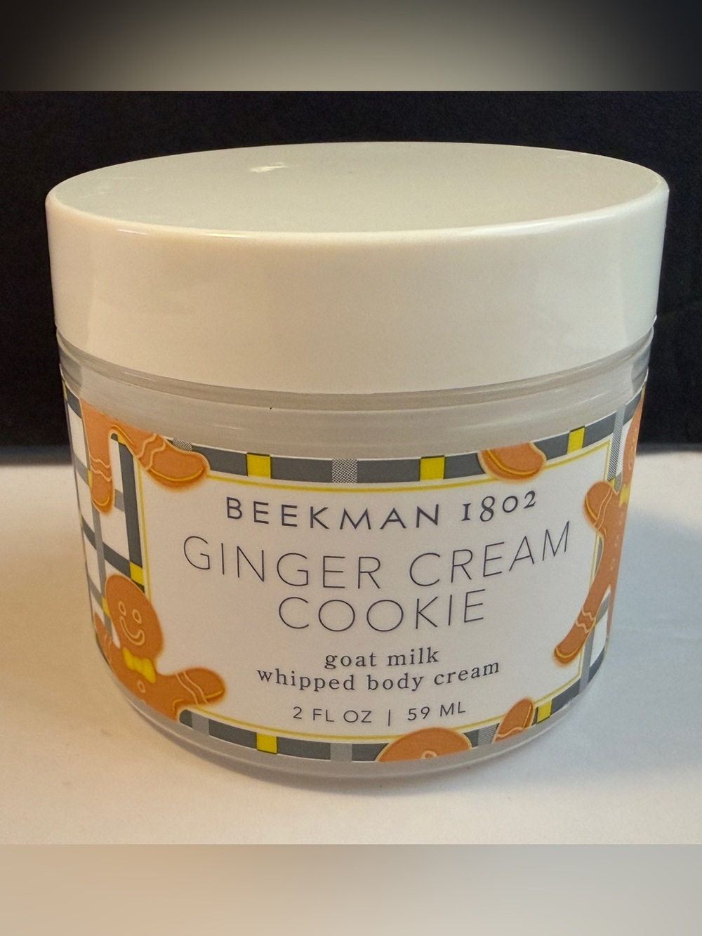 Beekman 1802 Ginger Cream Cookie Goat Milk Whipped Body Cream 2 oz 59ml